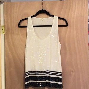 J Crew Sequin tank top
